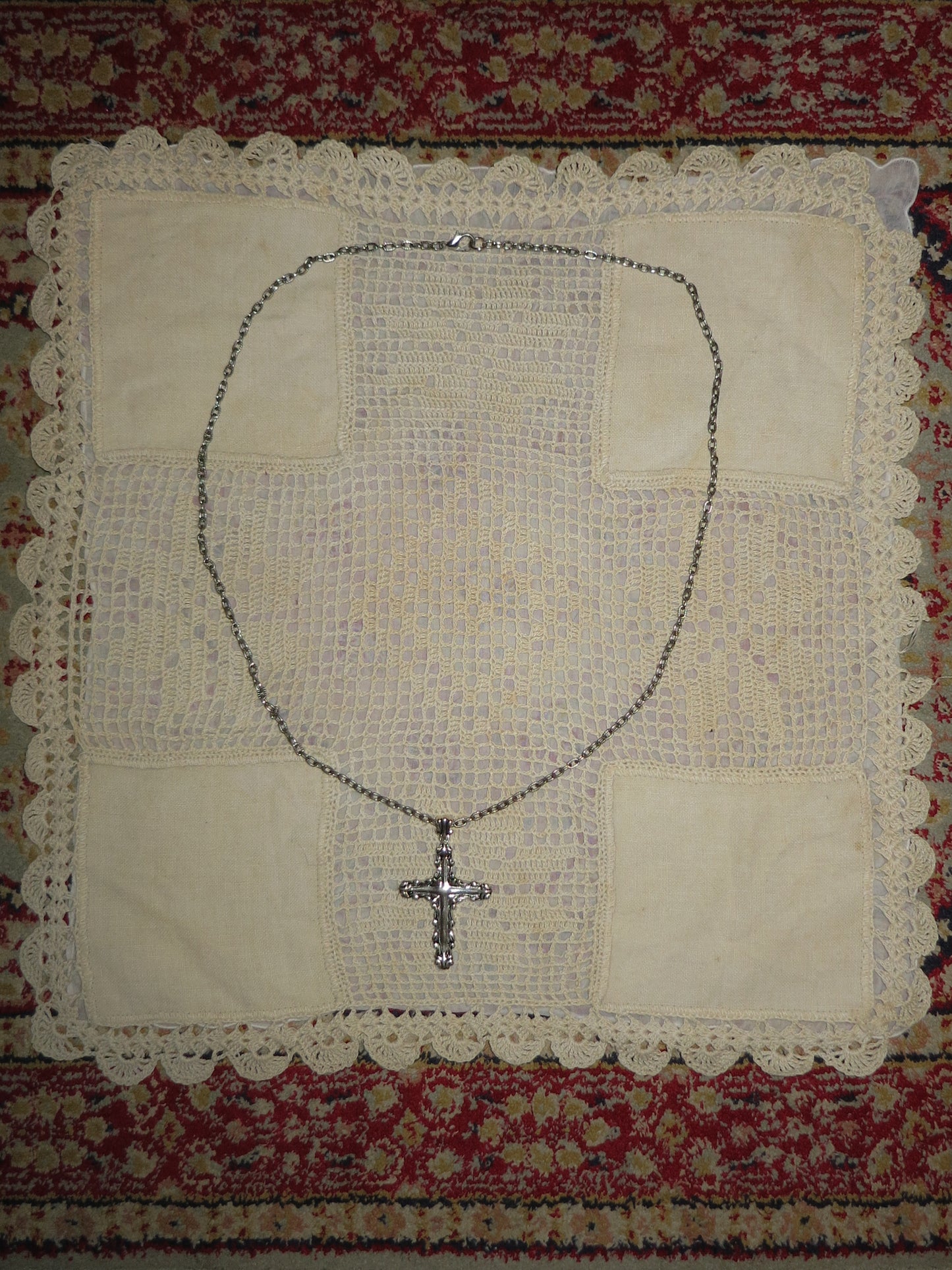 Silver Cross Necklace