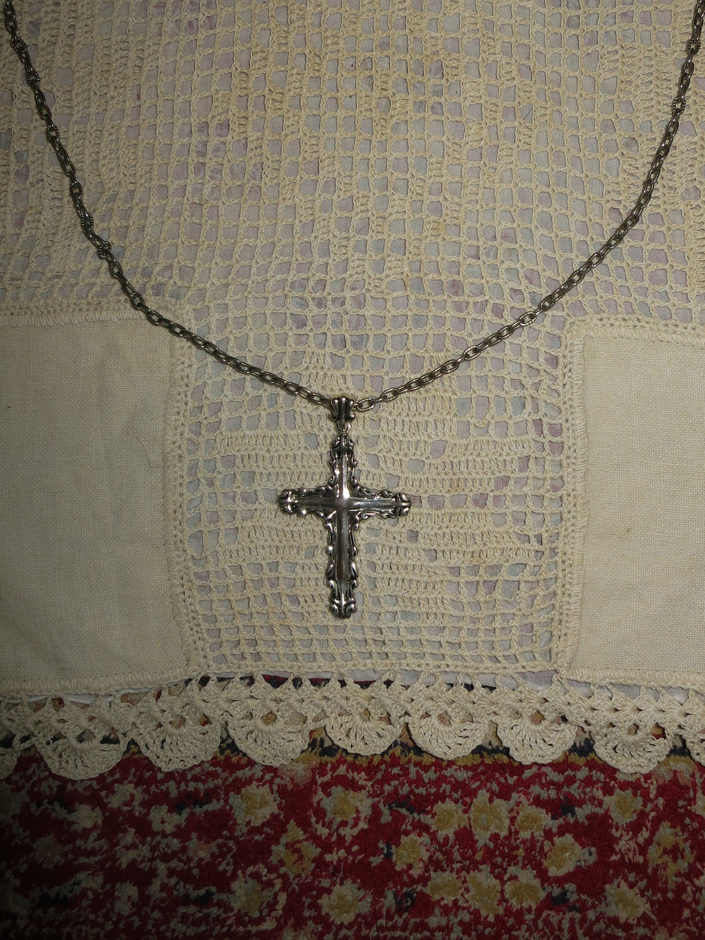 Silver Cross Necklace