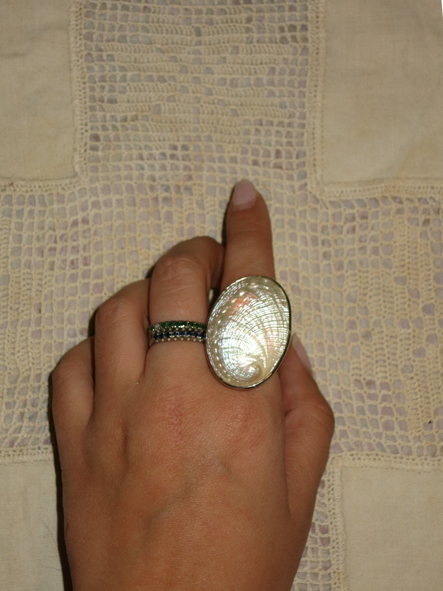 Silver Shell Ring