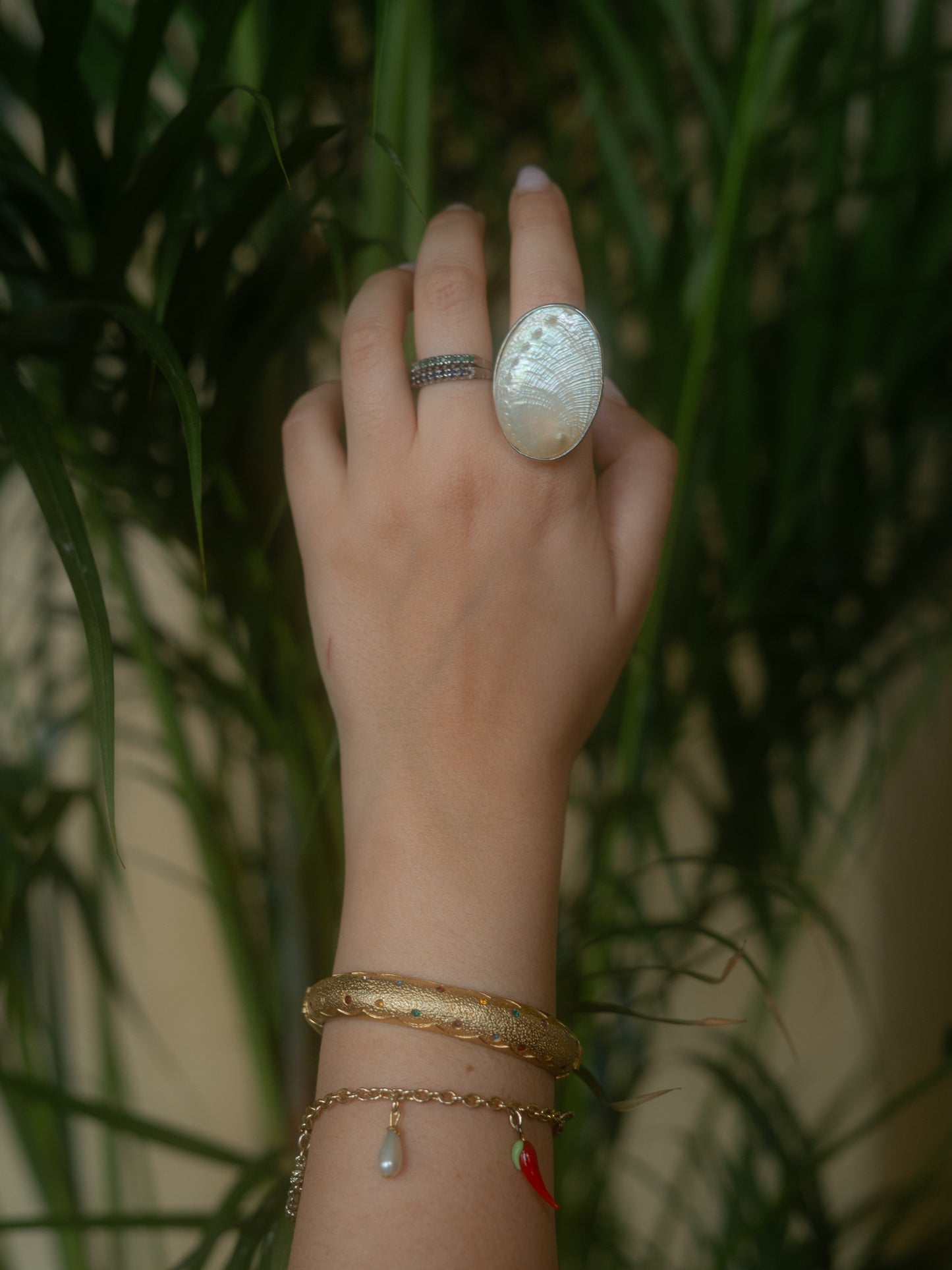 Silver Shell Ring