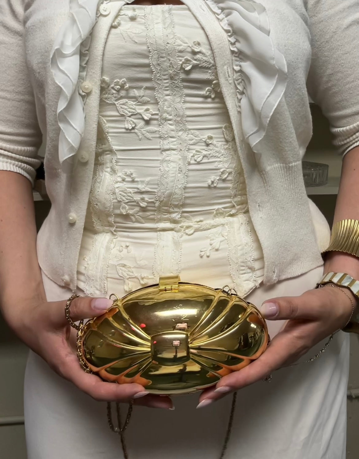 Shell Metal Purse