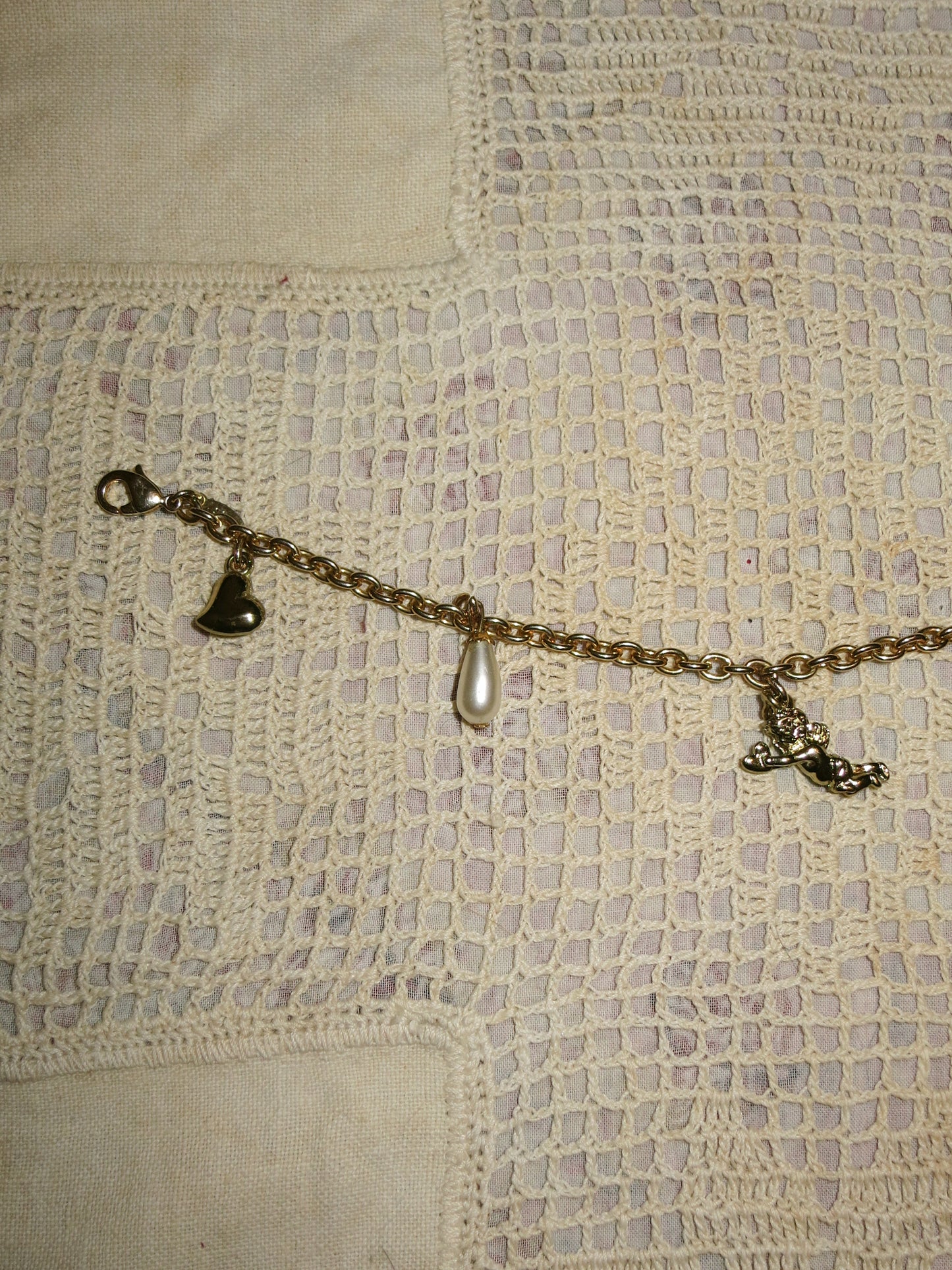 Chili Cherub Charm Bracelet